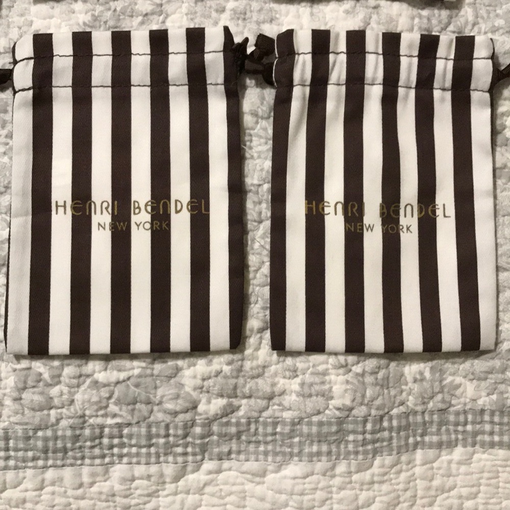 2 Henry Bendel mini dust bags